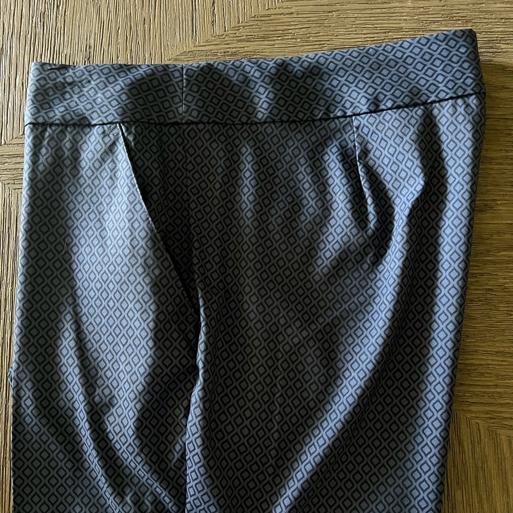 Greg Norman Golf Pants Womens Sz 6 Mid Rise Blue Shark Golfing Slack